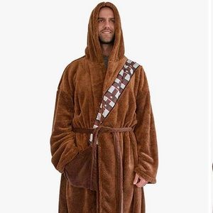 Star Wars Chewbacca Brown Belted Robe - Medium